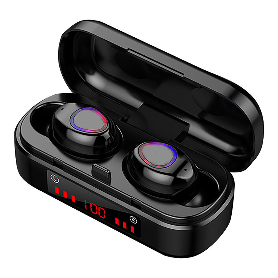 Wireless Bluetooth Touch Headset Mini Binaural Tws Battery