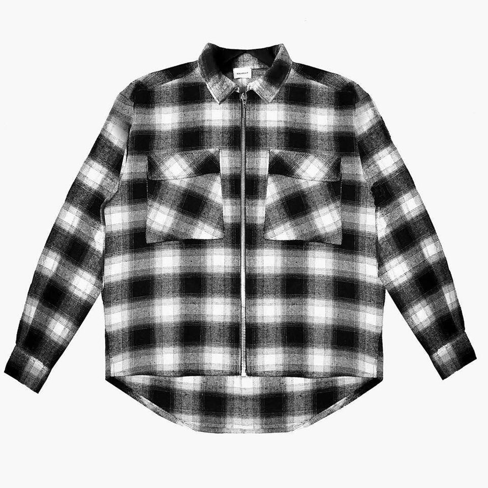 Heavy Fabric Askyurself Flannel Shirt Men Women Fashion