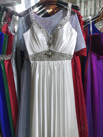 Women Sleeveless Sexy A-Line Elegant Wedding Party Formal