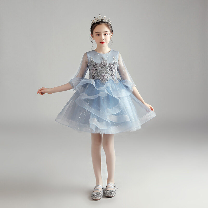 Children Dress Princess Girl Host Evening