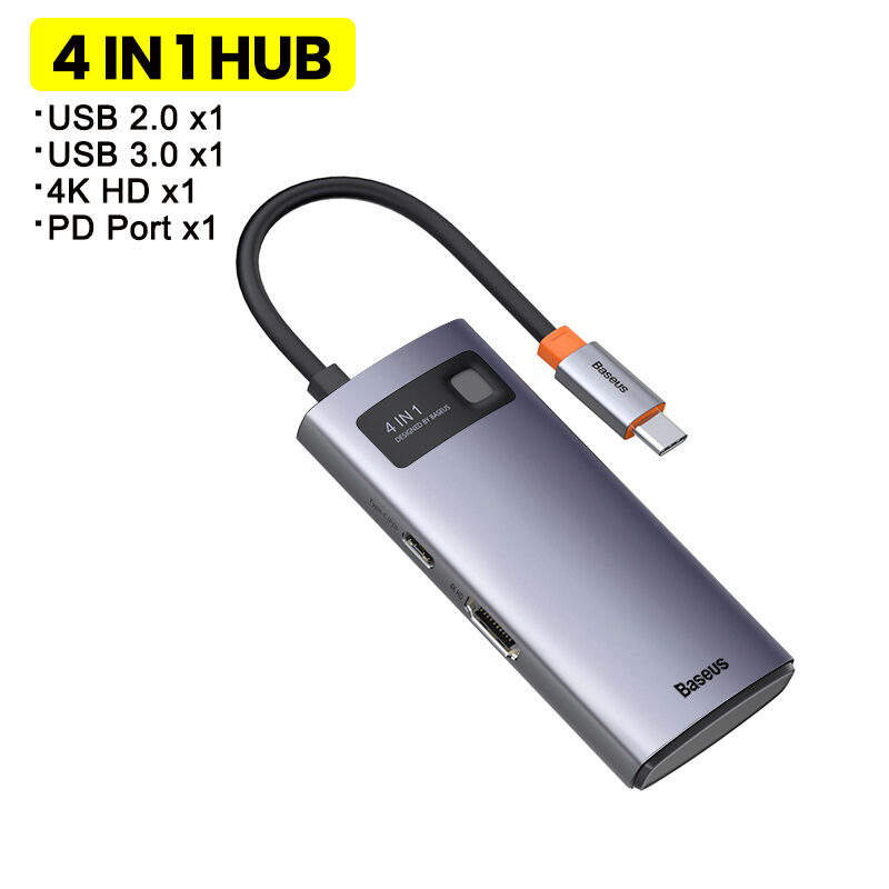 Metal Shimmer Typec Hub Multi-function Docking Station 4K