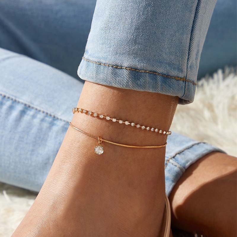Letapi Bohemian Beads Anklets for Women Boho Cubic