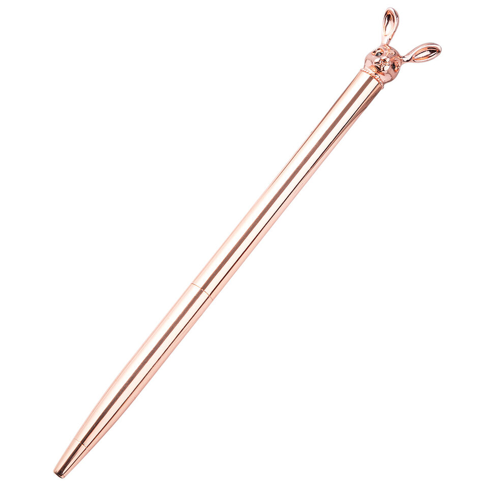 New Korean Fashion Cute Rabbit Metal Pen Ballpoint