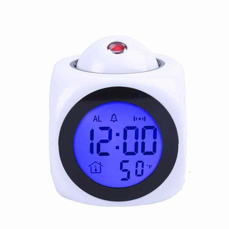 LED Projection Alarm Clock Report Voice