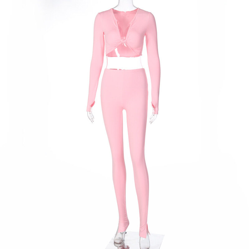 Fqlwl Casual Summer 2 Two Piece Set Women