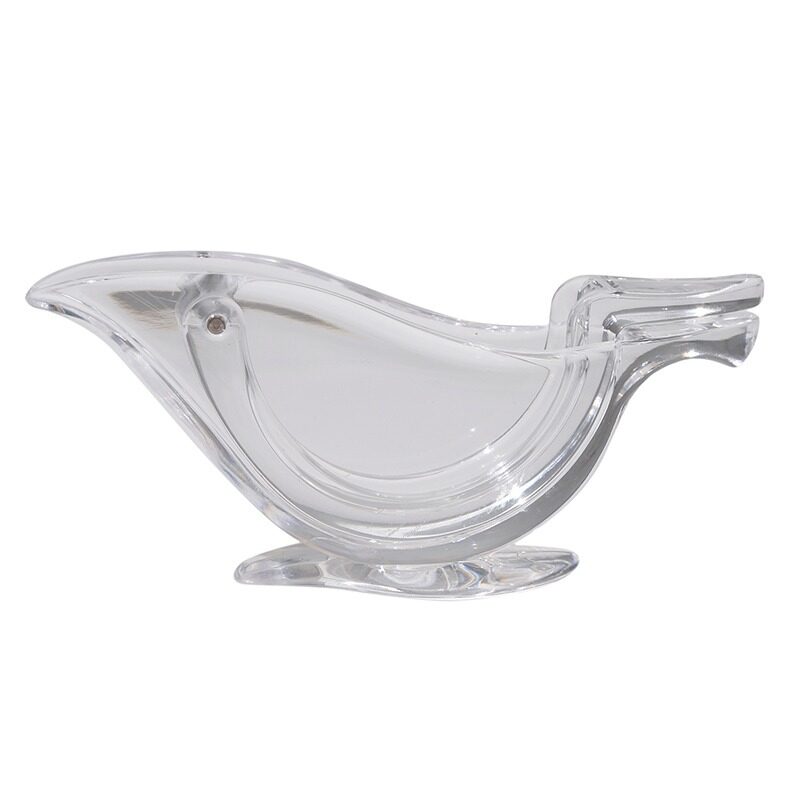 Manual Lemon Juicer Transparent Acrylic Elegance Bird Shape