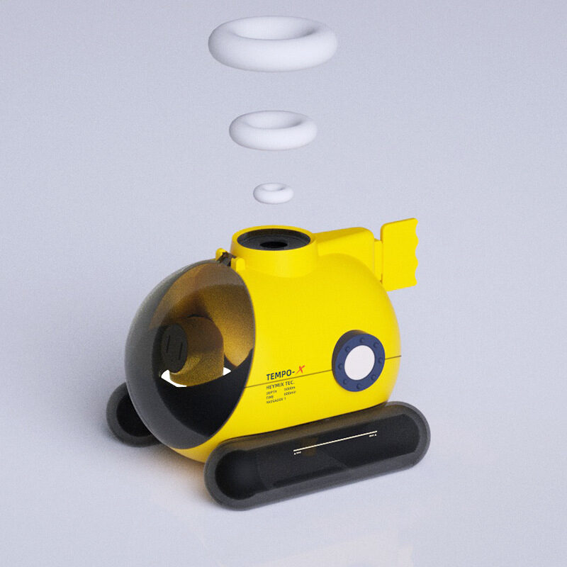Ultrasonic Fog Diffuser TV Submarineroid Humidifier Color LED