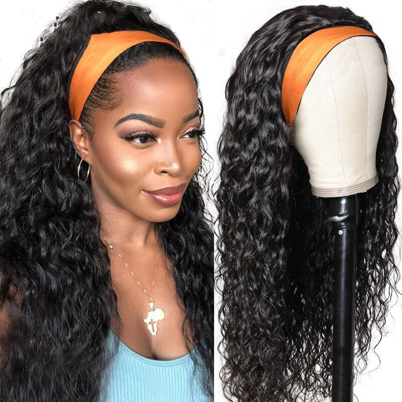 Wig Headgear Fluffy Explosion Head Scarf Female African