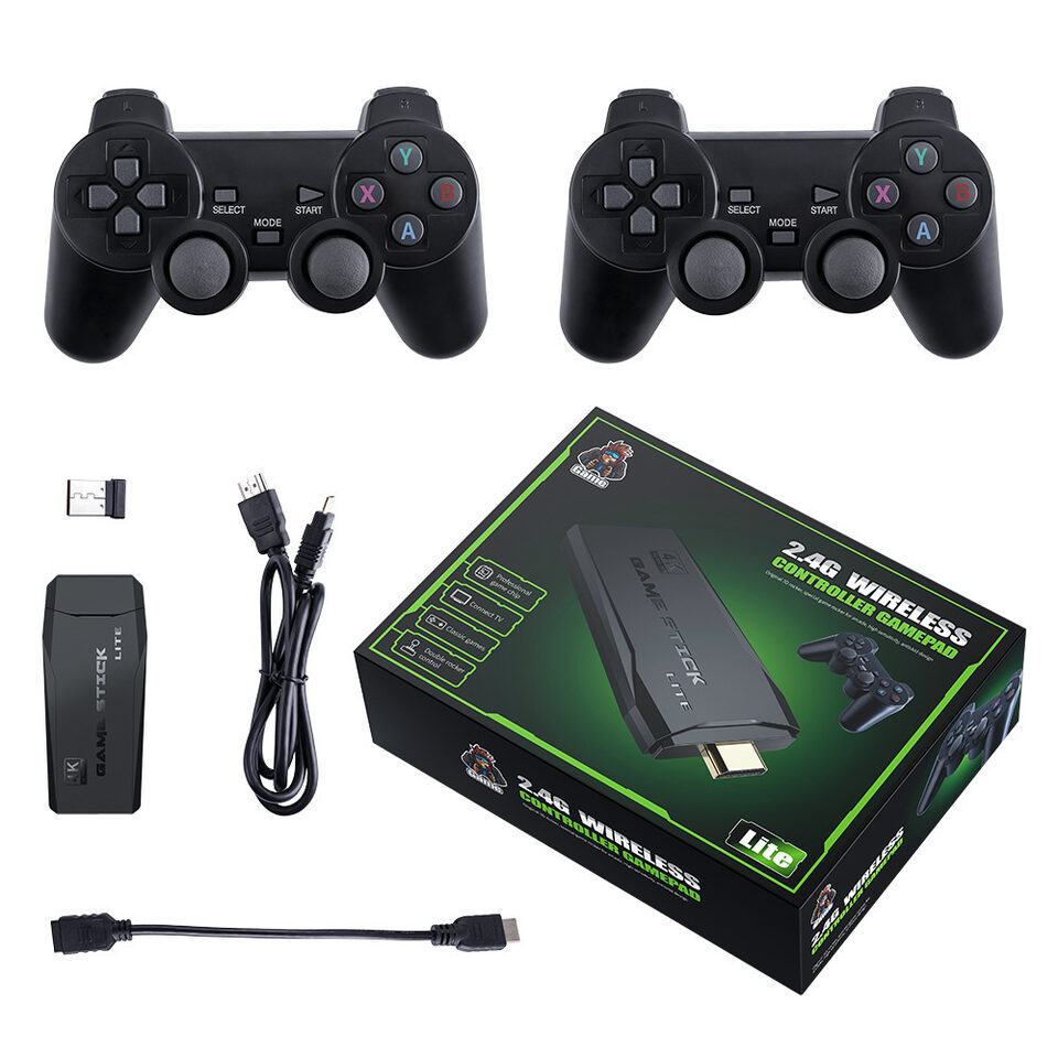 M8 Tv Mini Hd Wireless Arcade Joystick Double