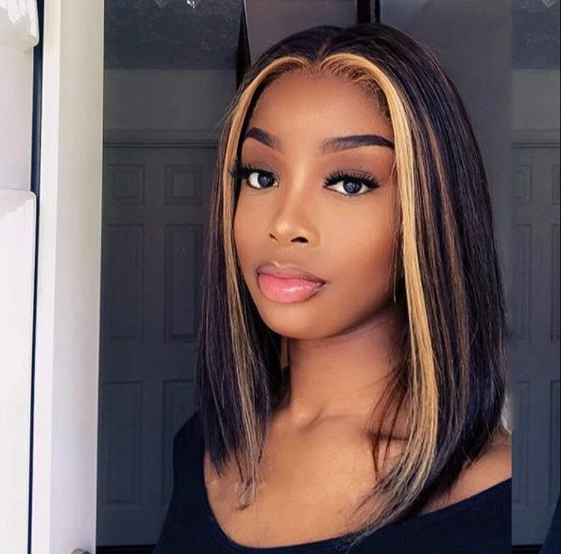Explosion Style Front Lace Straight Hair Wig European