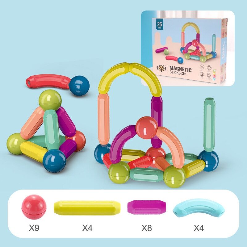 Big Size DIY Magnetic Construction Set Early Learning