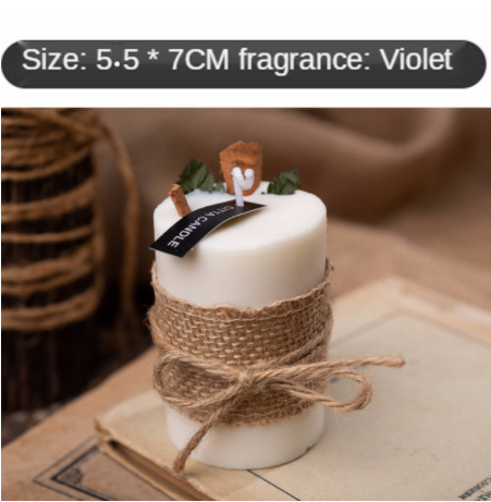 Smokeless Scented Candles Retro Pastoral Natural Environmentally Friendly