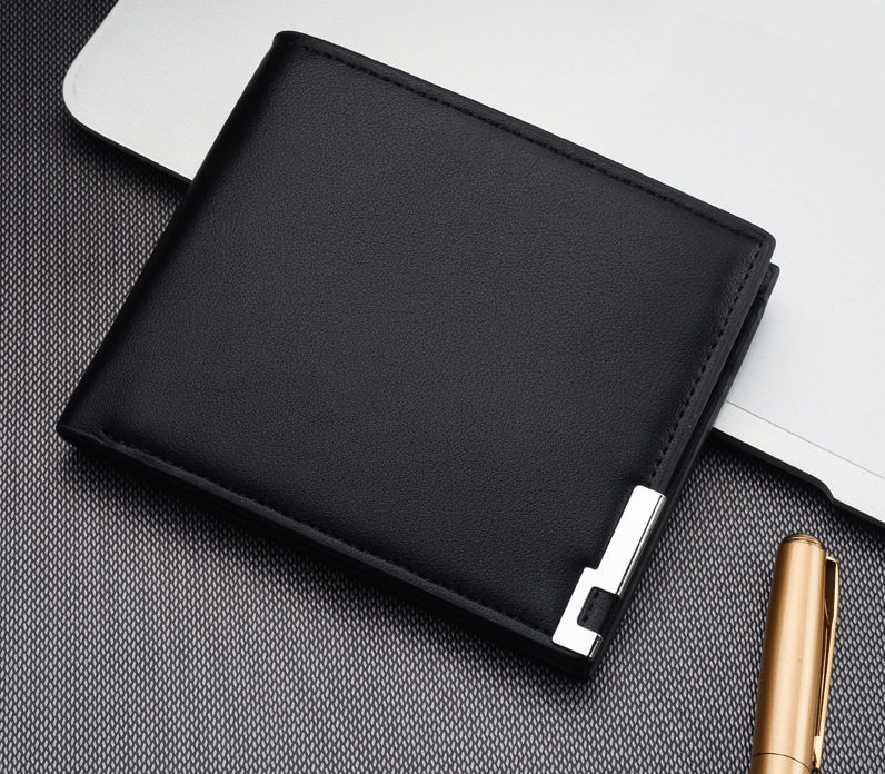 Men's Small Wallet Fashion Card Holder Short Leather
