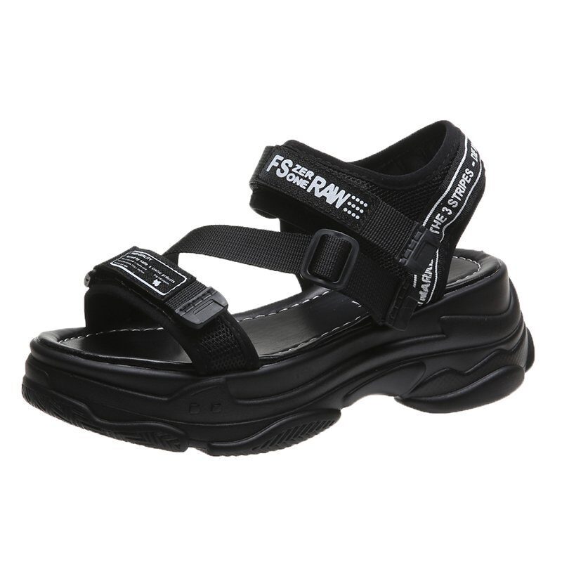 Sports Style Women's Shoes Velcro Sandals Women Platform
