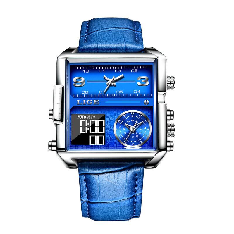 Waterproof Watch Multi-Function Quartz