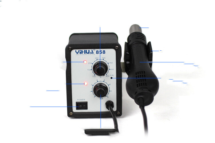 Advanced Fan Type Hot Air Desoldering Station Gun
