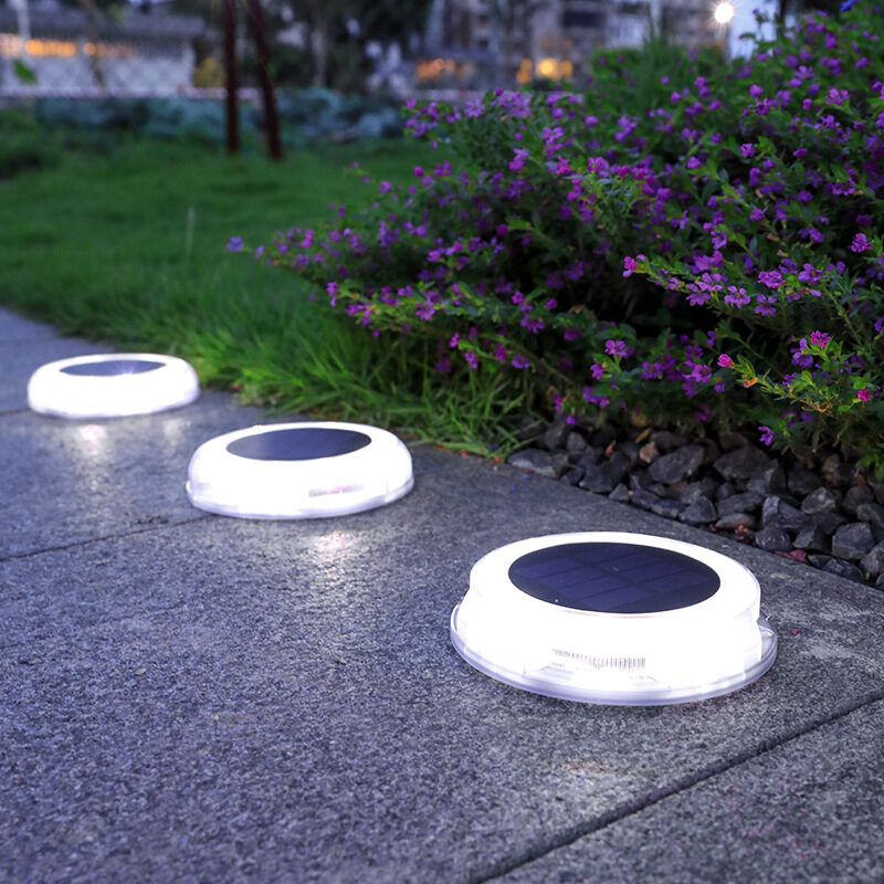 8Led Solar LED Light Outdoor Lawn Lamp Garden