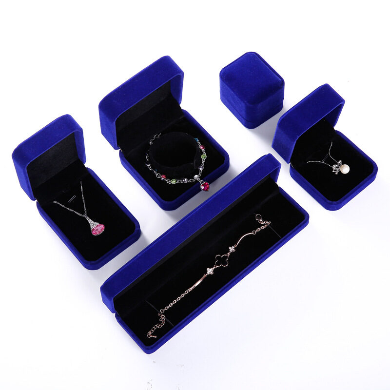 Flannel Ring Earring Box Bracelet Necklace