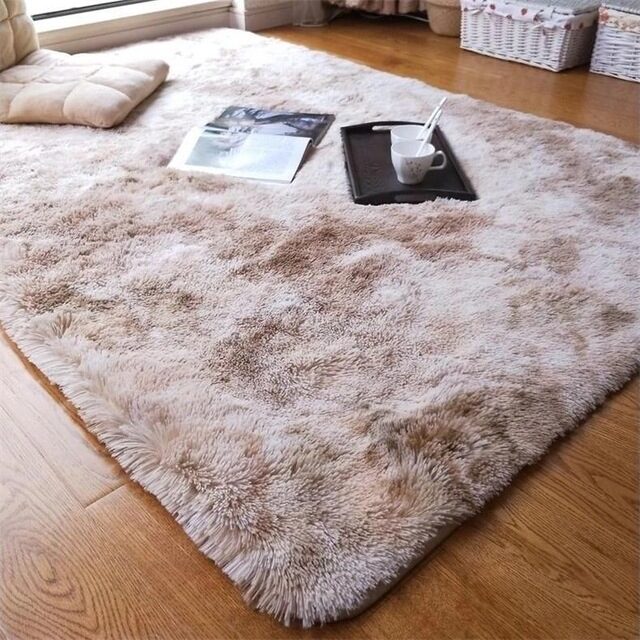 Plush Carpets For Living Room Soft Fluffy Rug
