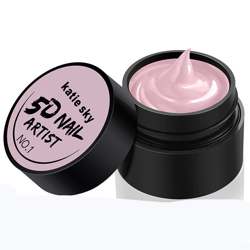 Painted Metal Glue 5D Three-dimensional Nail Phototherapy Pull