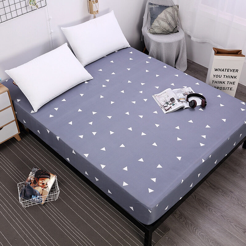 Shrimp Waterproof Bed Sheet Printing Dustproof Cover Moisture-proof