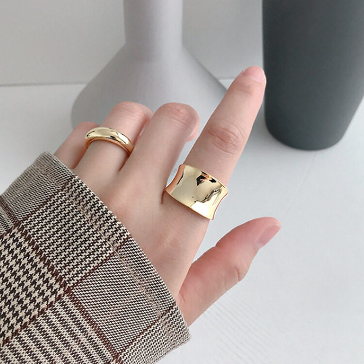 Big Wide Finger Ring Jewelries New Cool Large