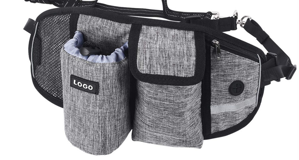 Dog Training Leash Waist Bag Hands-Free Outdoor Pet