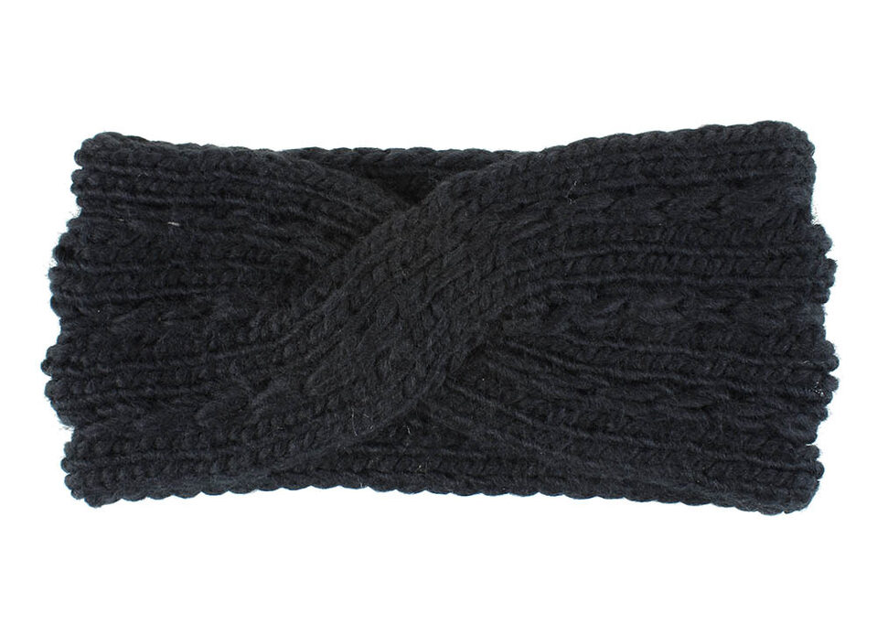 Acrylic Thick Wool Knitted Headband Diagonally Crossed Hair