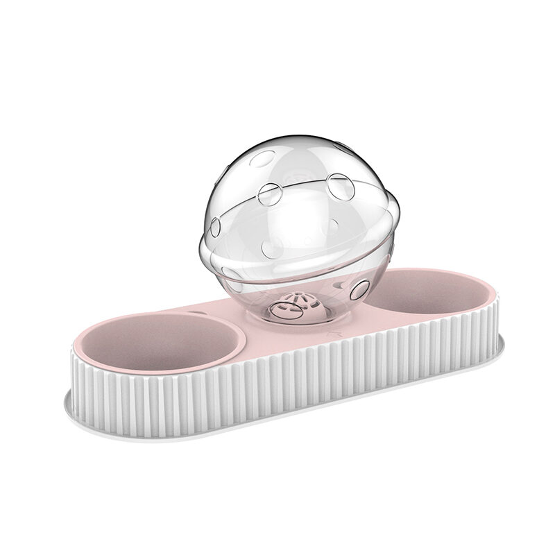 Plastic Pet Feeding Drinkers Cat Dog Automatic Feeder