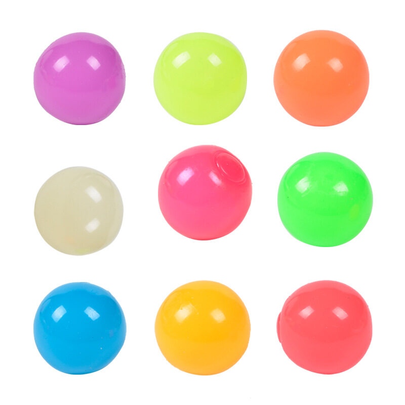 Luminous Sticky Ball Toys Wall Home Party Games