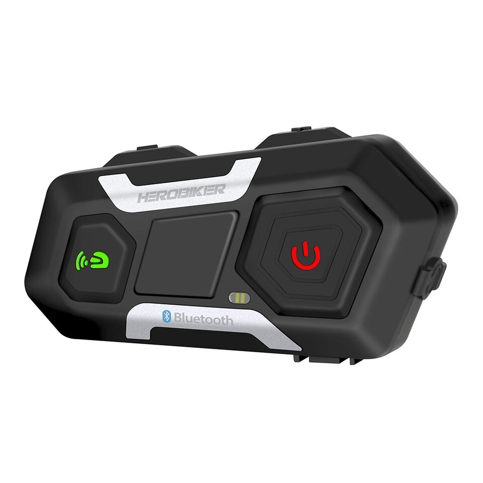 Herobiker Motorcycle Intercom Helmet Headset Waterproof Speaker Interphone