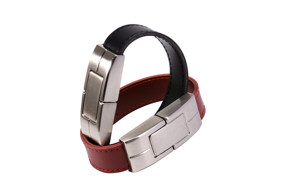 Leather Case USB Flash Drive LOGO