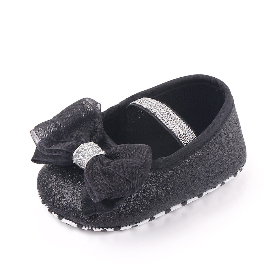 Newborn Princess Shoes Baby Soft Soled Bow Single