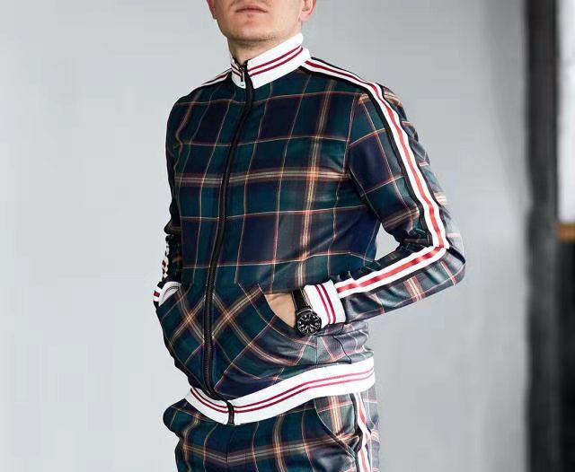 Autumn Men Casual Zipper Jacket Sports Wear Street