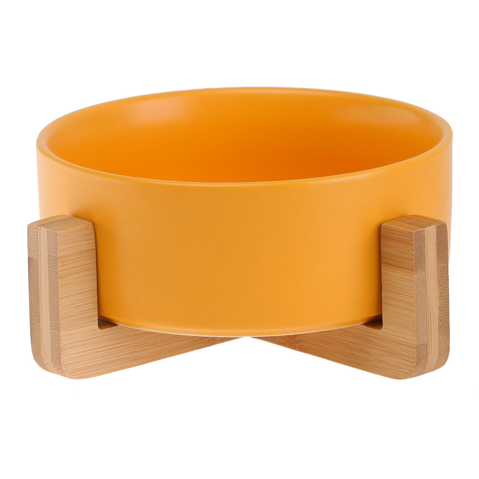 Cat Bowl Double Ceramic Dog Food Pet Rice
