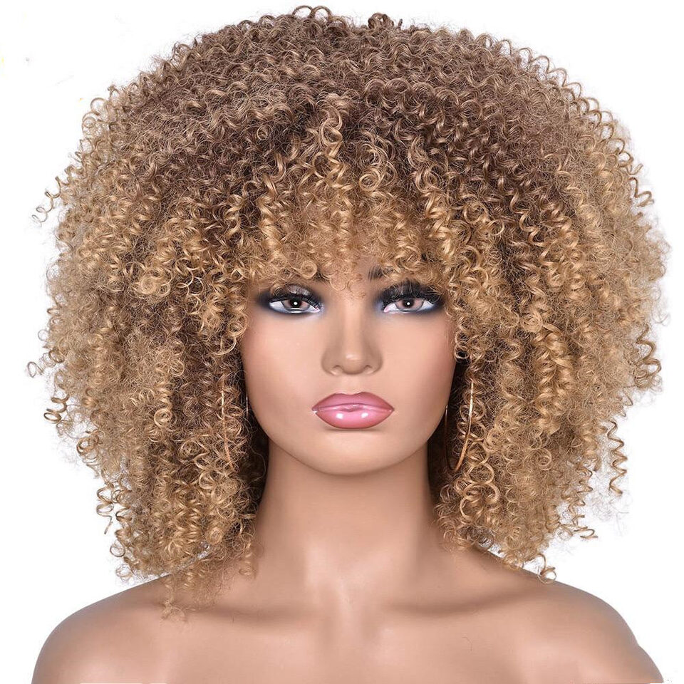 European And American Wigs Female Short Curly