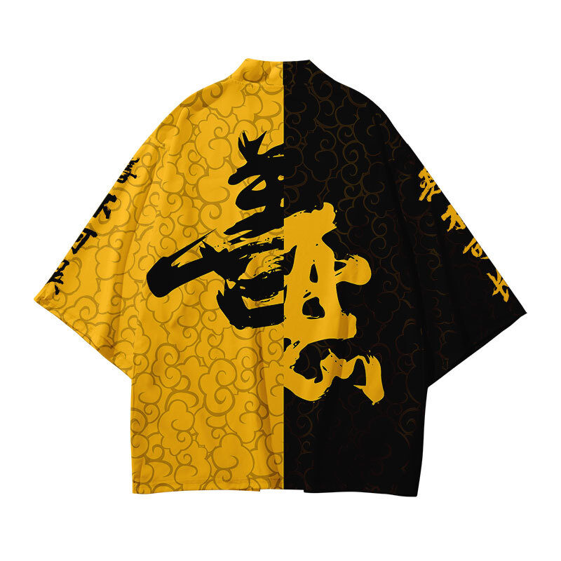 Kimono Man Japanese Clothes Yukata Male Samurai Costume