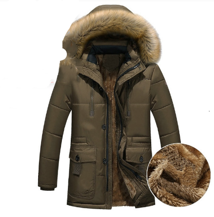 Down Parka Men Winter Jacket Hooded Coat
