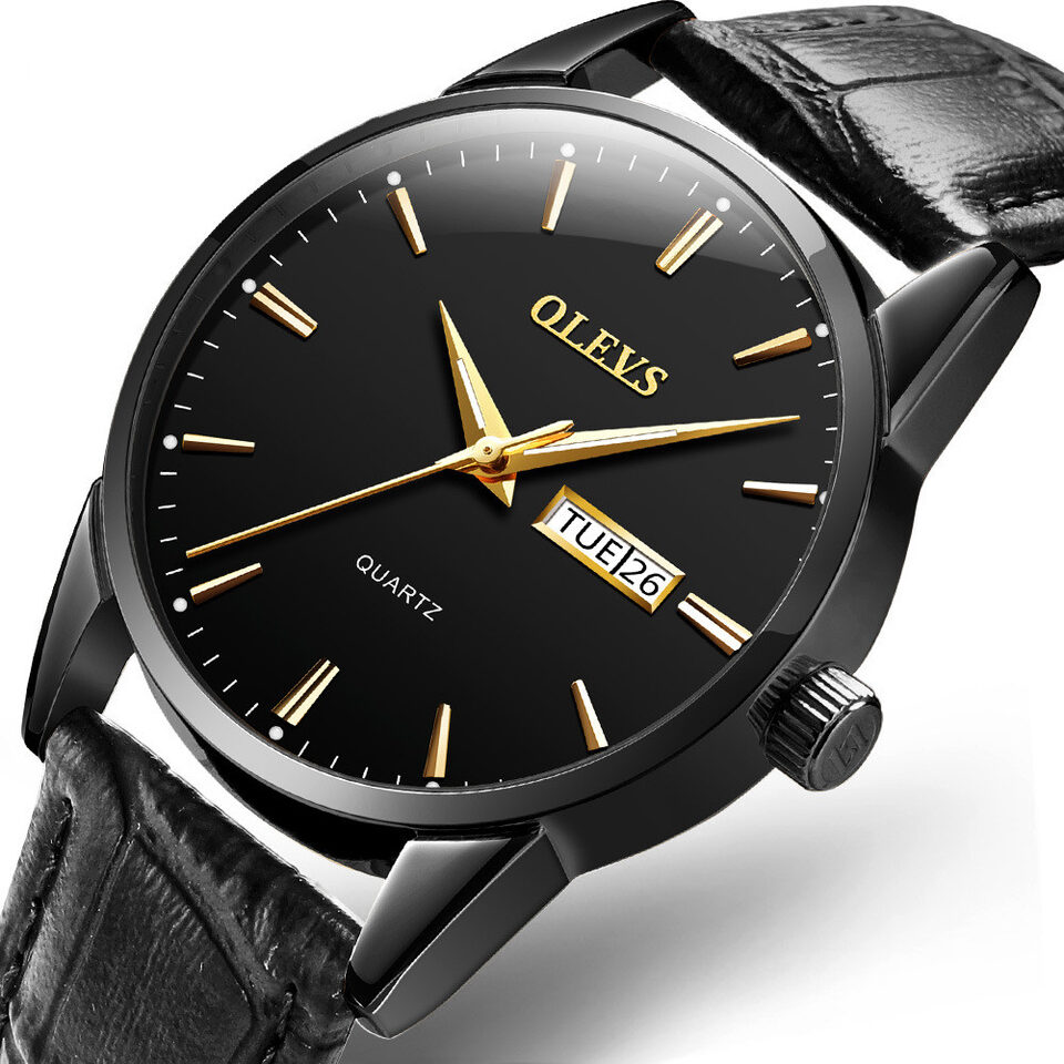Doublecalendar Quartz Wrist Watches