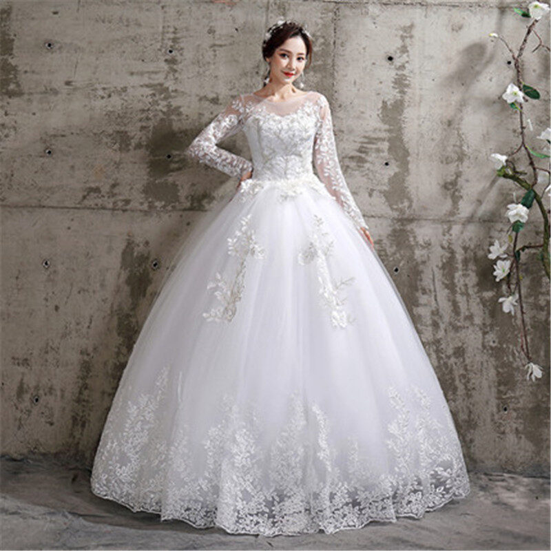 Wedding Dress Bridal Sleeves Was Thin