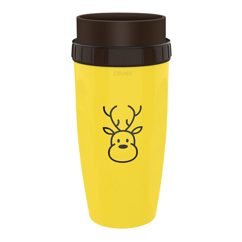 No Cover Twist Cup Travel Portable Double Insulation