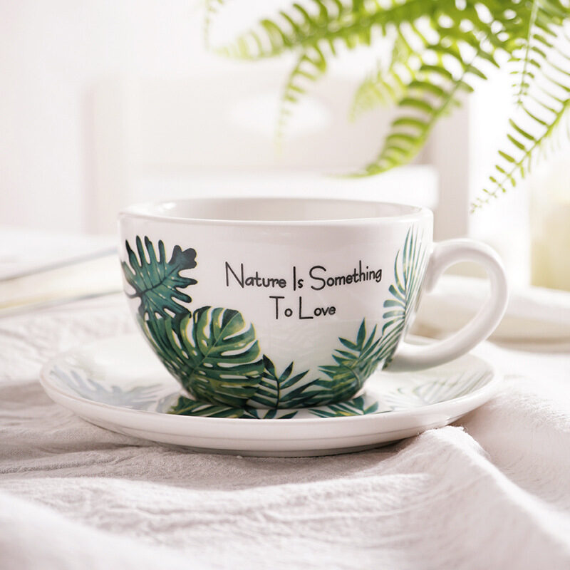 Embossed Latte Coffee Cup Cappuccino