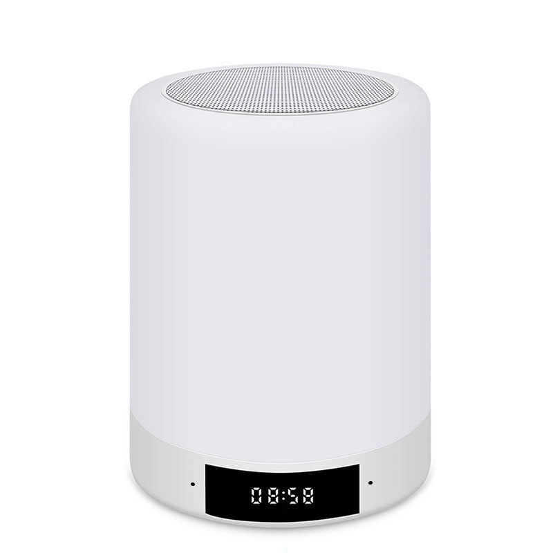 Usb Night Light Rechargeable Bluetooth Speaker Mini Alarm