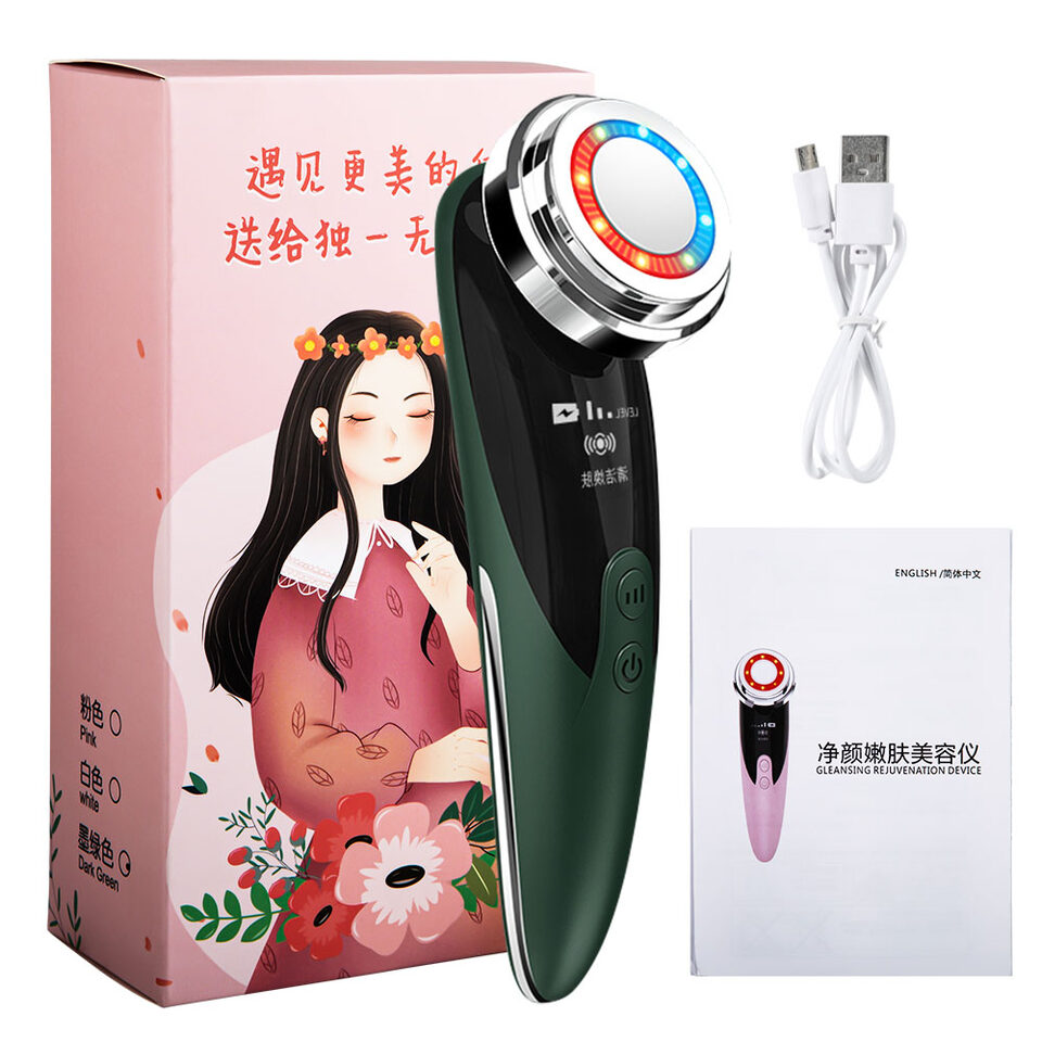 Facial Lift Massage Red Micro Current Electric Skin