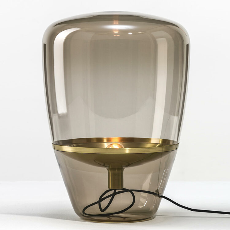 Scandinavian Minimalist Living Room Glass Table Lamp Modern