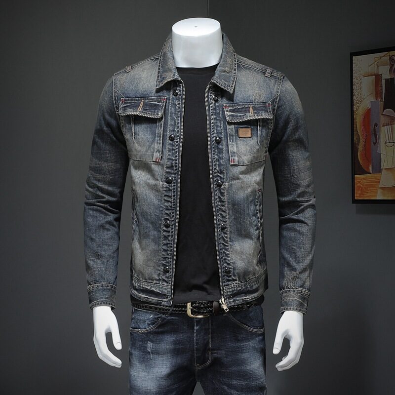 Men's Denim Jacket Plus Size