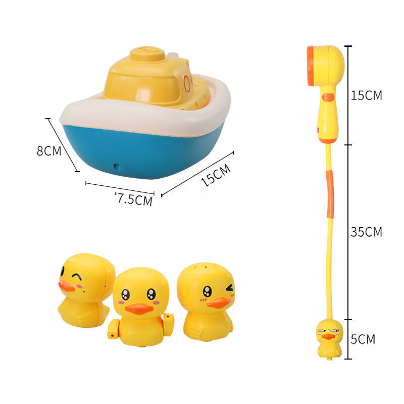 Baby Plastic Bathroom Toy Sprinkler Accessories Electric Duck