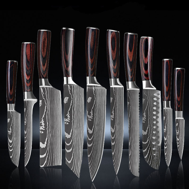 6 Piece Set 8 10 Knife Chef's Kitchen