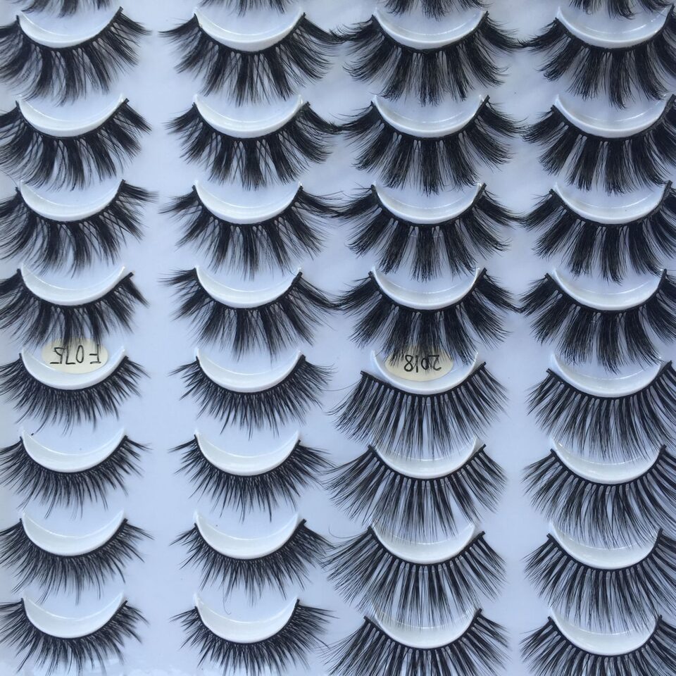 20 Pairs Of False Eyelashes Three-dimensional Multi-layer Mixed
