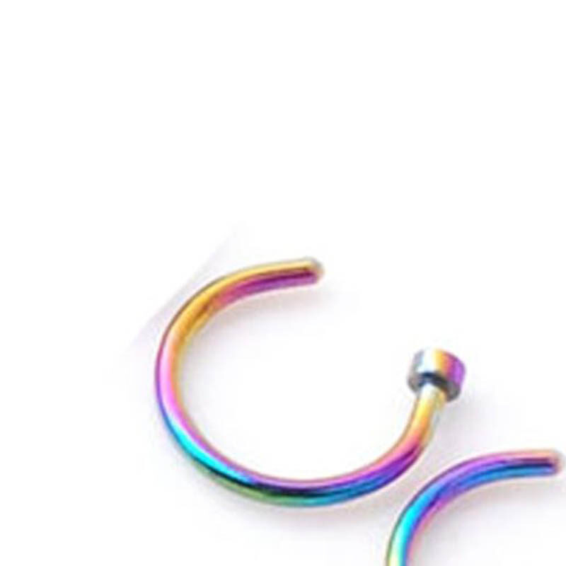 Fashion Creative Titanium Steel C-shaped Nose Ring